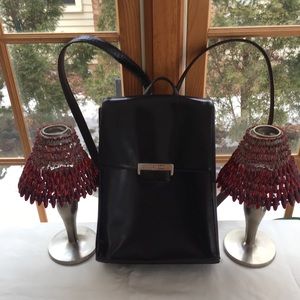 Jones New York Leather Stand Up Backpack